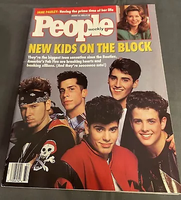 New Kids On The Block People Magazine August 13 1990 Vintage • $12