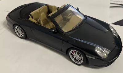 Autoart Porsche 911 Carrera  CONVERTIBLE GRAY 1/18  Scale Diecast • $49.99