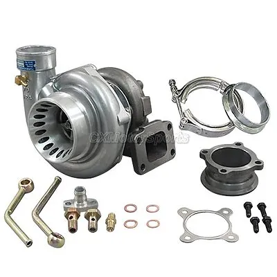 CXRacing GT35 T3 Turbo Charger Anti-Surge 500+ HP W/ All Accessories 3  V-Band • $393.22