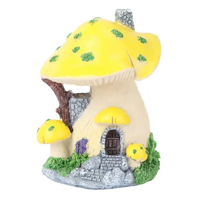  Mini Miniature Village House Fairy Houses Indoor Gnome Troll Garden Ornament • £13.99