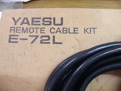 Yaesu Remote Cable Kit E-72l • £15