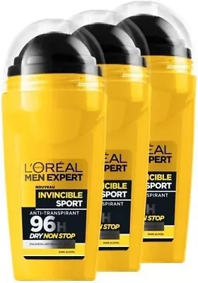 L'Oreal Men Expert Invincible Sport - Anti-Perspirant Deodorant Roll-On 50ml • £11.49