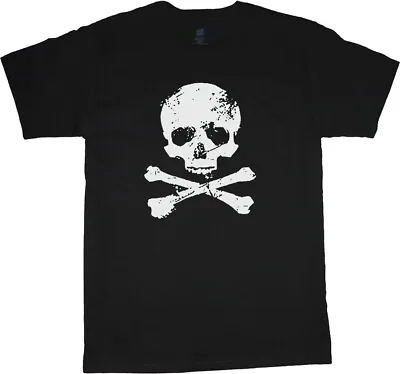 Pirate Skull And Crossbones T-shirt Mens Graphic Tee Clothing Apparel • $14.95