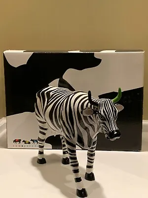 Cow Parade #3902  The Greenhorn  By Susan Roecker 2001 Model 12  Length Box • $69.99