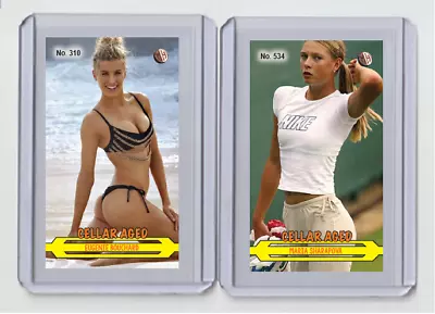 Maria Sharapova Rare MH Cellar Aged #'d X/3 Tobacco Card No. 534 • $5