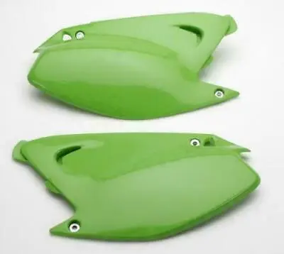 UFO Plastics Side Panels 05-08 KX Green Kawasaki KX250 03-07 KX125 03-05 • $41.09