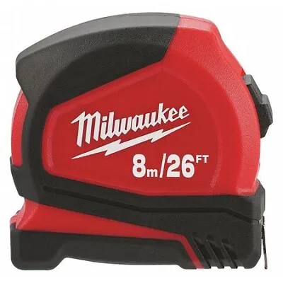 Milwaukee Tool 48-22-6626 8 M/26 Ft. Compact Tape Measure • $16.85