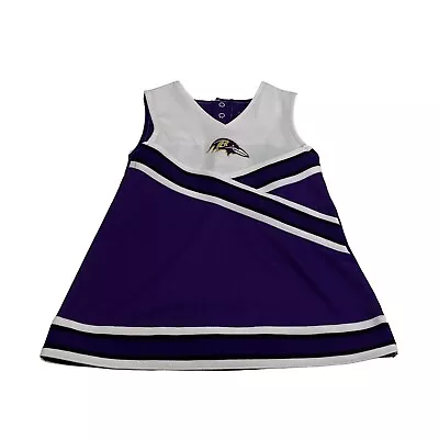 $9.99 • Buy Baltimore Ravens Kids Cheerleader Dress Outfit Size 3T NFL Team Apparel