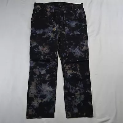 J Brand 34 Dark Blue Floral Utility Stretch Womens Chino Pants • $19.99