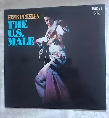 Elvis Presley- The U.S Male 33rpm Vinyl Record 1980 RCA • $20