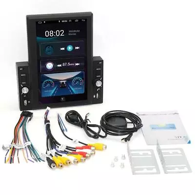 WIFI Radio 8in 2 Din Car FM Stereo Video Player GPS NAV Touch Screen Mirror Link • $202.63