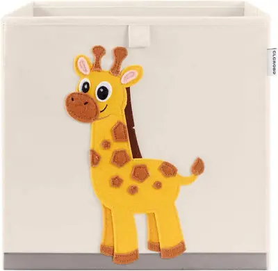 Foldable Animal Cube Storage Bins Fabric Toy Box/Chest/Organizer For Kids Nurser • £24.11