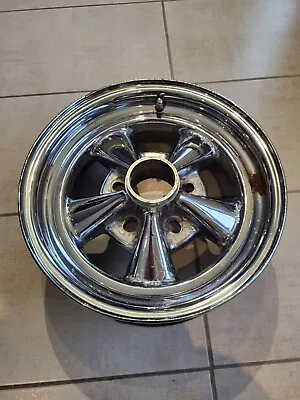 ( 1 ) Vintage Cragar SS Wheel Chrome Wheels 14 X 6 Unilug Ford Gm Mopar • $94