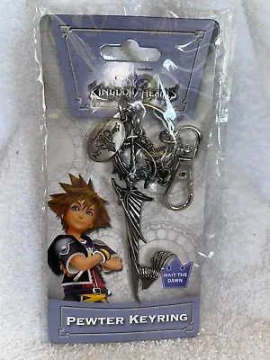 $18.99 • Buy Kingdom Hearts Riku Keyblade Sword Metal Key Chain Pewter Keyring Official New