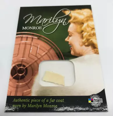 2007 Breygent Shaw Family Archive Marilyn Monroe Authentic Memorabilia Card Me1 • $120