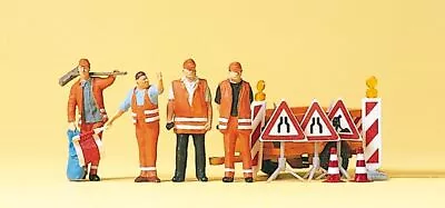 Preiser HO Scale Model Figure/People Set People Working Street Repair Crew 4-Pk • $32.99