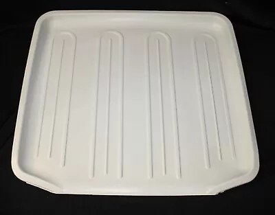 Vintage Rubbermaid Hard Rubber Dish Drainer Tray 1180 Off-White 15.5” X 14.25” • $24.95