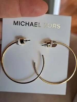 Michael Kors Hoops Earrings Goldtone • $25