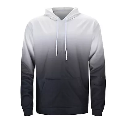 Men's Street Leisure Sports Long Sleeved Hoodie Fashion Loose Casual Sweatshirts • $32.92