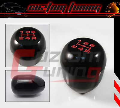 For Honda Acura M10x 1.5 Heavy Weighted 5-speed Manual Jdm Black Red Shift Knob • $11.99