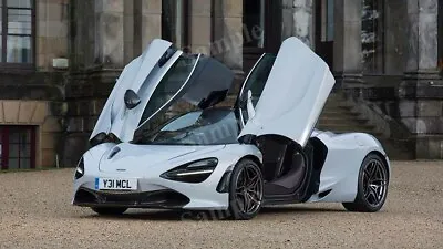 £7.81 • Buy Mclaren 720S Coupe White 2017 High Res Wall Decor Print Photo Poster