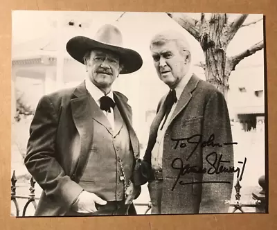 JAMES STEWART Genuine Authentic Vintage Signed 10x8 PHOTO UACC COA John Wayne • $175.59