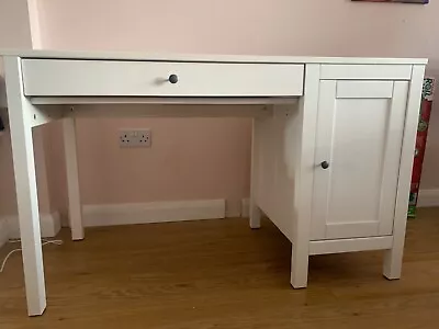 Ikea Hemnes White Desk/Office/Study. Used Condition.  • £25