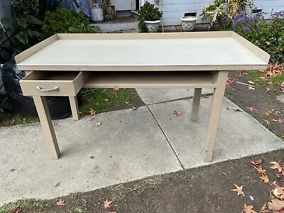 Vintage Metal Industrial Lab Desk Table • $599