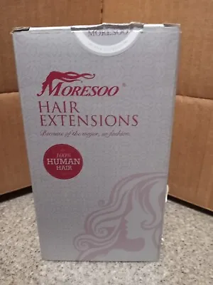 MORESOO I-Tip Human Hair Extensions #2 22  40G BW • $35.99