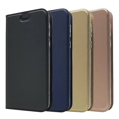 For Sharp Android One S3 Leather Flip Wallet Phone Case Protector Cover New • $7.99