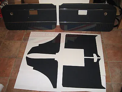 New 6 Piece Interior Panel Set With Door Panels For MGB GT 1970-75 Black Made UK • $299.95