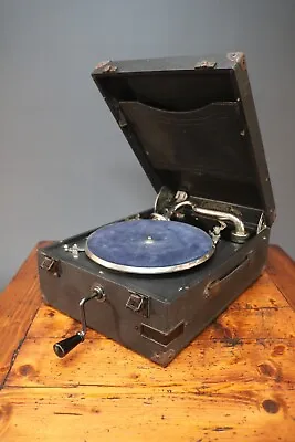 Micro Perophone Gramophone Wind Up 78 RPM Record Player Portable Picnic • £99.99
