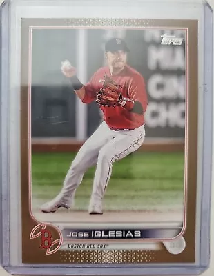 Jose Iglesias 2022 Topps Series 1 Gold Parallel 822/2022 Boston Red Sox #15 • $2