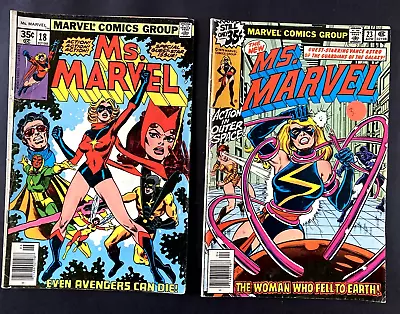 Marvel Comics Ms Marvel #18 1st Appearance Mystique 1978 Key + #23 • $65