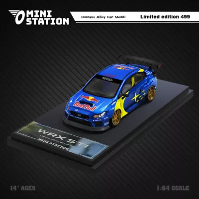 Mini Station 1:64 WRX STi Rally Car RB Diecast Model Car • $18.85