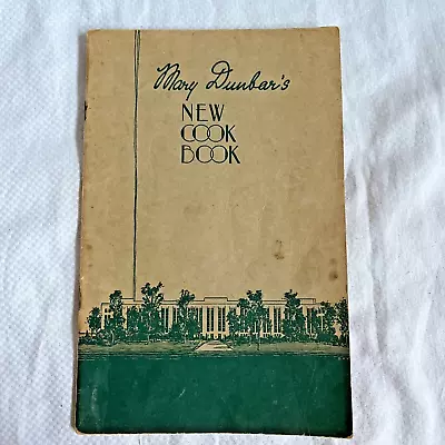 Jewel Tea Vintage Mary Dunbar's New Cook Book 1933 • $8