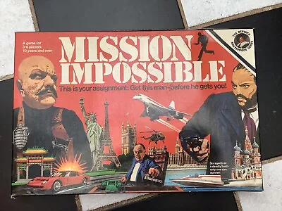 £9.99 • Buy Vintage Mission Impossible Berwick Masterpiece Board Game 1975 100% Complete