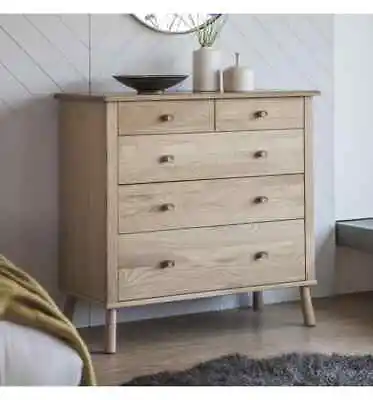 Wycombe Oak 5 Drawer Chest Of Drawers • £664.13