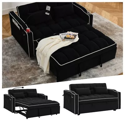 Sofa Bed Sleeper Sofa 3 In 1 Pull Out Couch Bed Modern Living Room Couches • $504.99