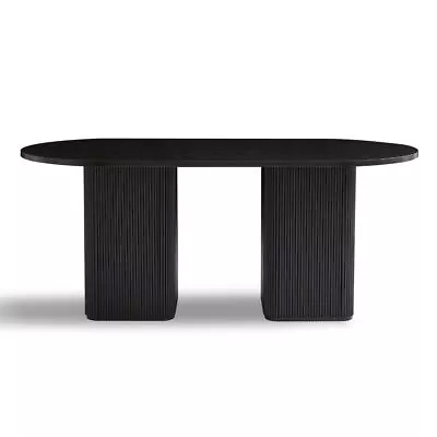 Kate 6 Seater Black Column Dining Table • $997.98