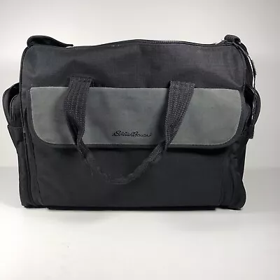 Diaper Bag Eddie Bauer Travel Carry-on Black And Gray. • $9.99