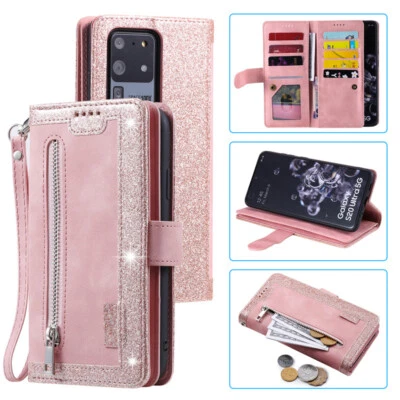 $17.79 • Buy For Samsung S21 S20 FE Ultra S10 S9 8 Plus A12 A51 A71 Case Leather Wallet Cover