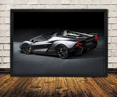 Styled Lamborghini Autentica 2024 - High Quality Premium Poster Print • $32.95