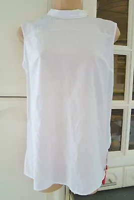 £15.99 • Buy BYBLOS  Camelia  Cotton & Silk Voile Blouse Top Button Back UK 8 RRP $240 NWT   