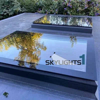 £251 • Buy Flat Roof Skylight Lantern Window Triple Glazed Roof Glass Light 1000x2000mm