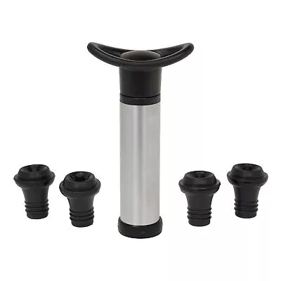 $10.97 • Buy STIKK Home Vacuum Wine Saver Pump And 4 Wine Bottle Plugs Corks