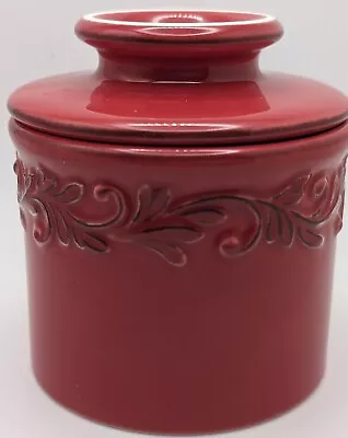 The Original Butter Bell Crock By L Tremain Inc Beautiful RED Keeper  L00K! • $14.99