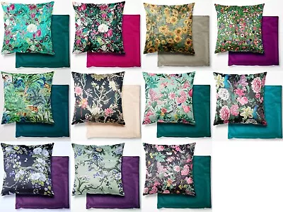 New Designs Velvet Cushion Covers Luxury 45cm/ 18  Home Decor Scatter Pillows • £11.50