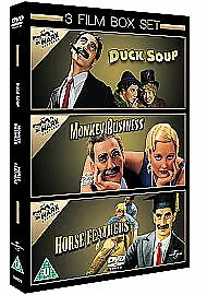 NEW SEALED Marx Brothers DVD Box Set - Monkey Business Horse Feathers Duck Soup • £10.99