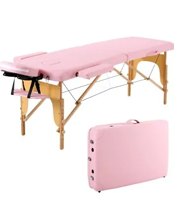 Portable Folding Massage Table Beauty Salon SPA Bed Tattoo Therapy Couch UK • £89